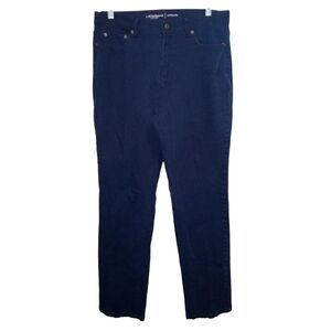 Liz Claiborne Pants Size 10 Hepburn Fit Casual Dark Blue Jeans Casual Straight